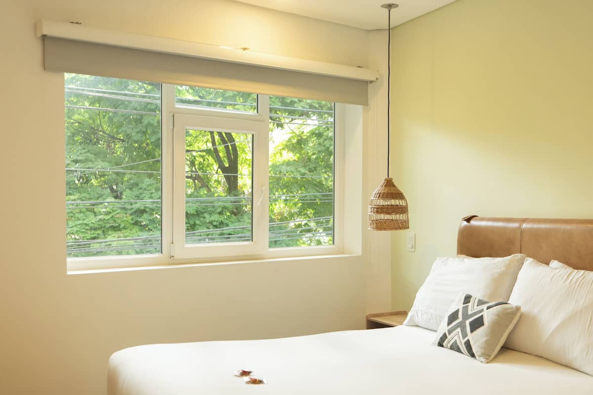 Deluxe Double Room, 1 Queen Bed | Minibar, in-room safe, desk, blackout drapes