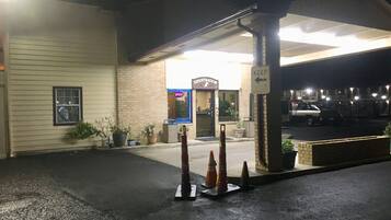 Front of property - evening/night