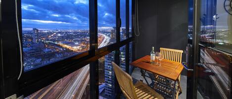 商务公寓, 2 间卧室, 阳台, 城市景观 | 阳台