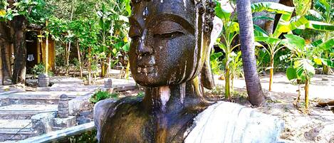 Blick von der Unterkunft