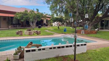Seasonal outdoor pool