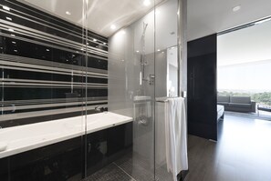 Ducha y bañera combinadas y bañera de hidromasaje