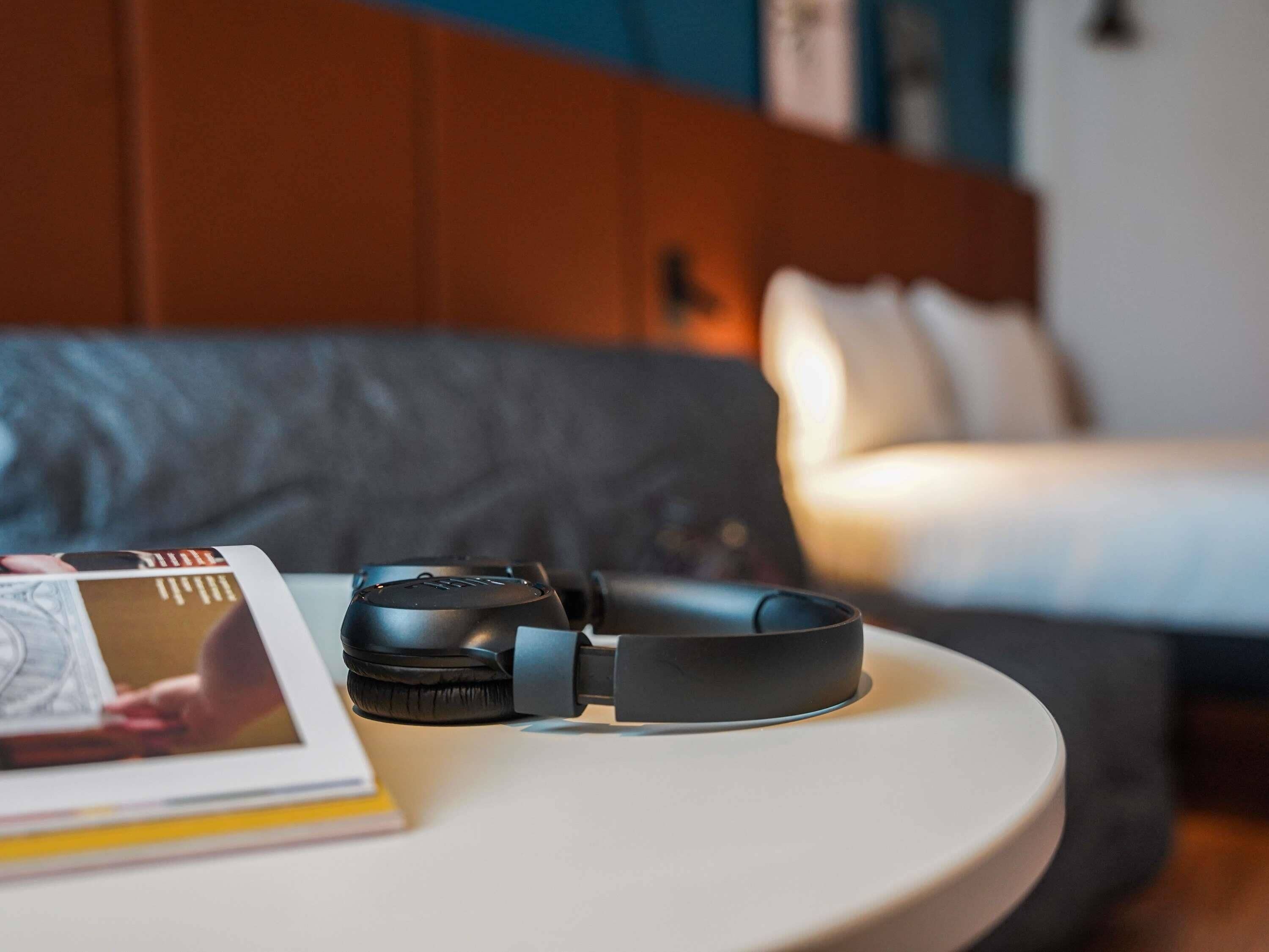 Premium bedding, in-room safe, desk, soundproofing