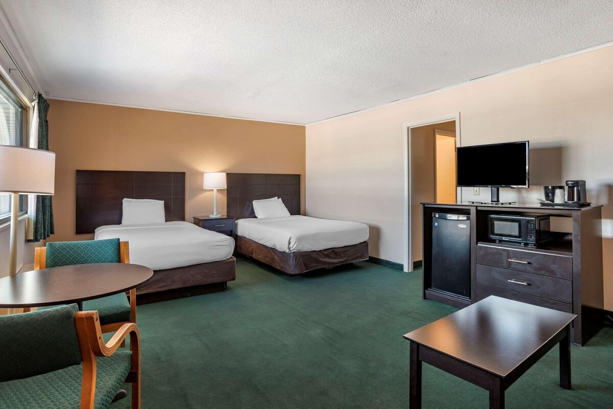 Iron/ironing board, cribs (free), rollaway beds (surcharge), WiFi (free)