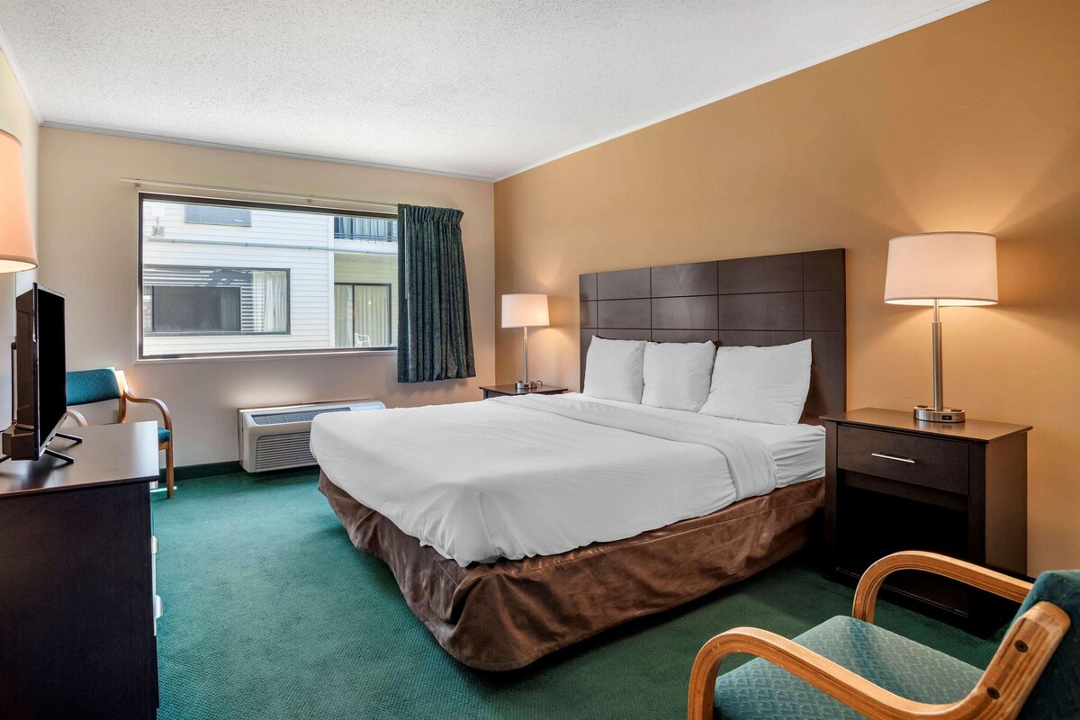 Iron/ironing board, cribs (free), rollaway beds (surcharge), WiFi (free)