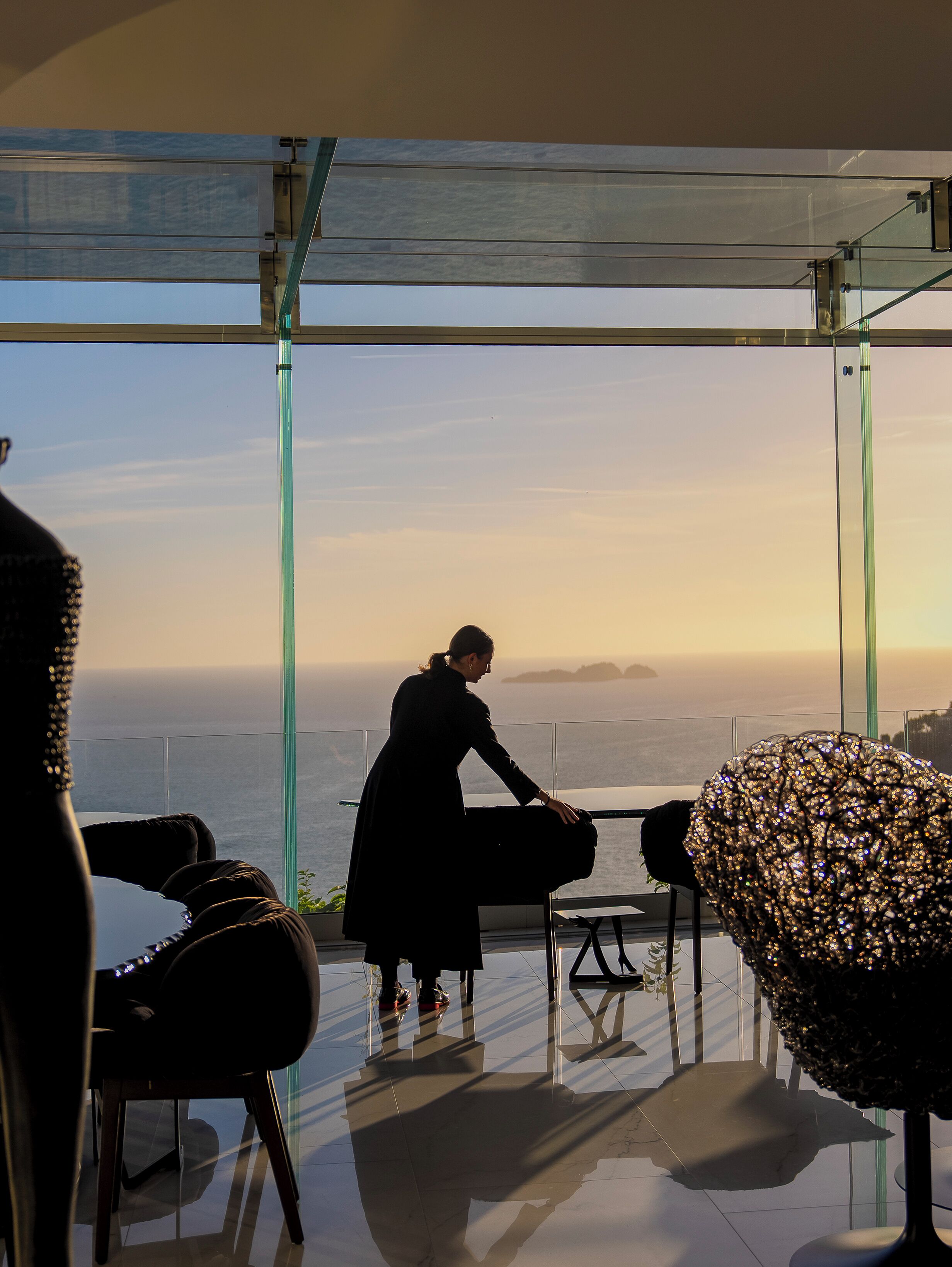 Petit déjeuner, déjeuner et dîner servis sur place, vue sur la mer