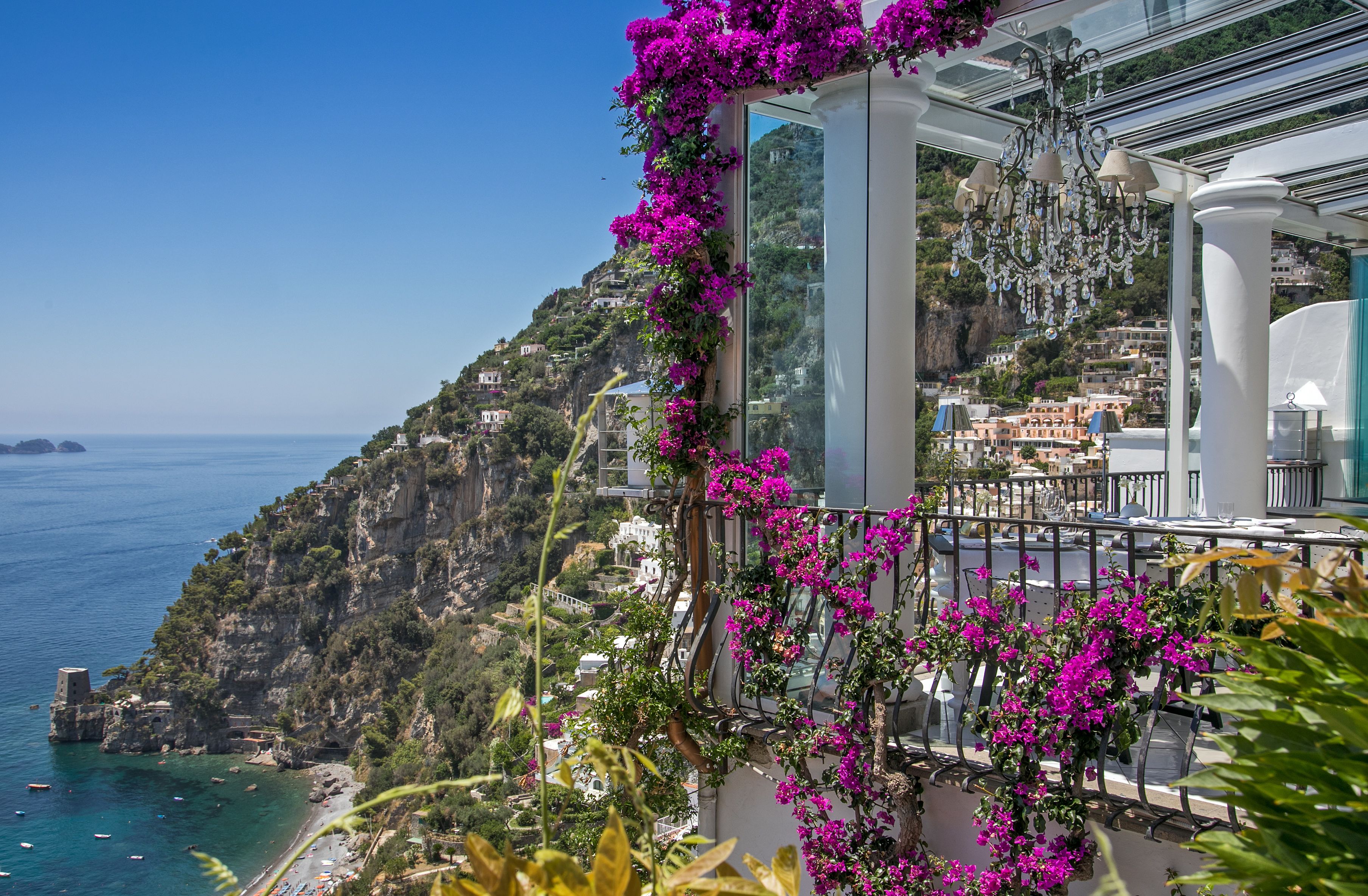 Blick von der Unterkunft