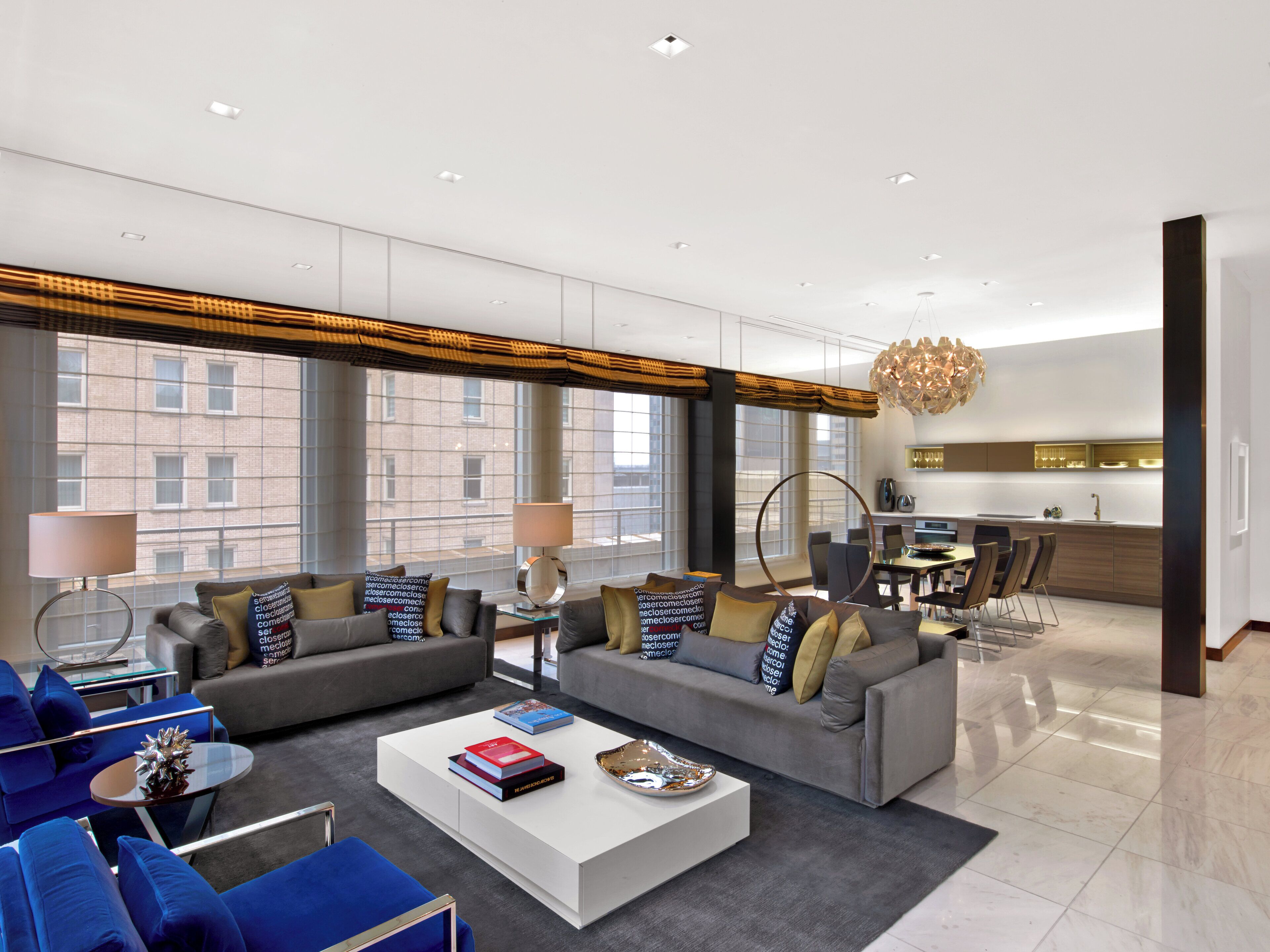 Penthouse (Rooftop) | Ropa de cama de alta calidad, edredón, camas con pillow-top y minibar 