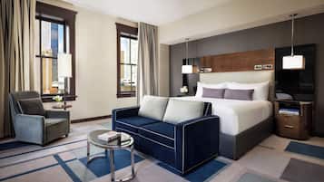 Ropa de cama de alta calidad, edredón, camas con pillow-top y minibar