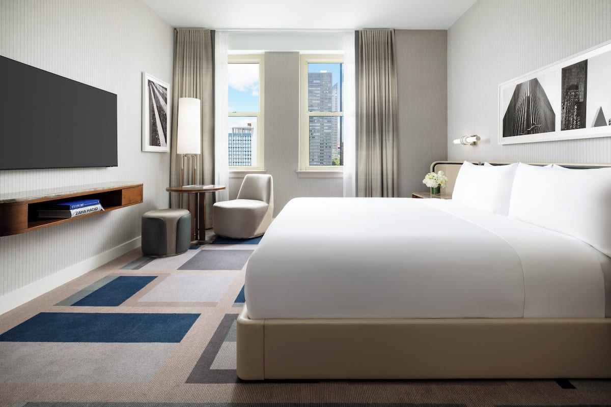 Quarto luxo, 1 cama King | 1 quarto, roupas de cama premium, edredons de pluma