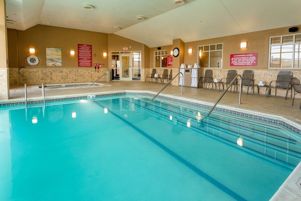 Indoor pool, outdoor pool