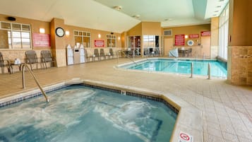 Indoor pool, outdoor pool