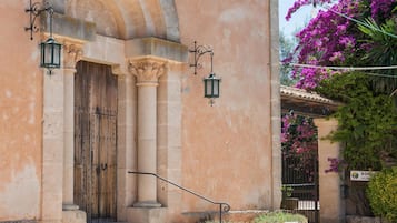 Vue depuis lâhĂ©bergement