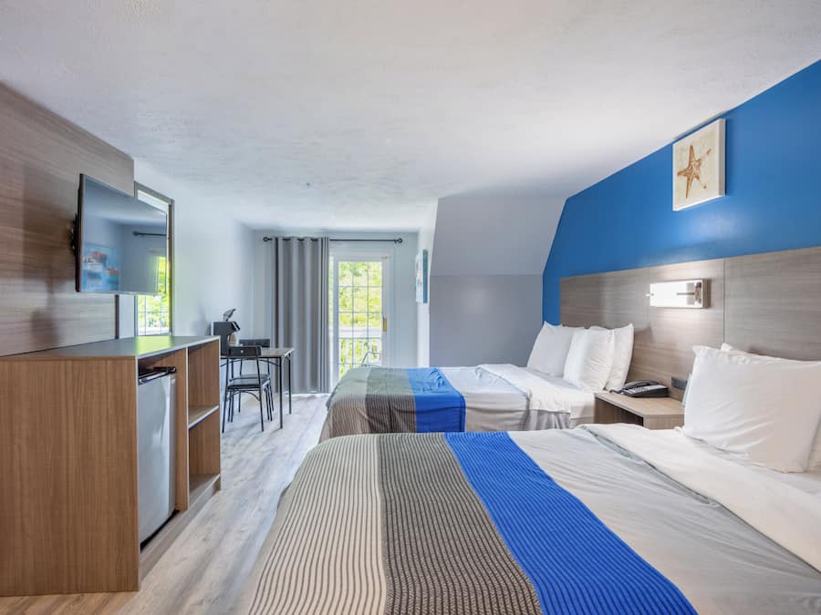 Habitación Deluxe, 2 camas de matrimonio, no fumadores | Wifi gratis y ropa de cama