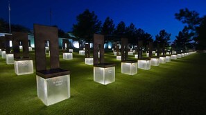 A cemetery with uniform headstones and a well-maintained lawn. - Holiday Inn Express & Suites Oklahoma City West-Yukon by IHG (Yukon)