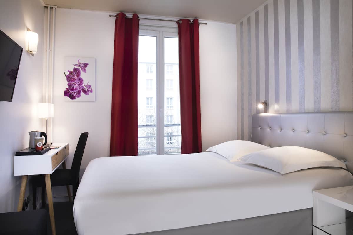 Eenpersoonskamer | Lakens van Egyptisch katoen, luxe beddengoed, Select Comfort-bedden