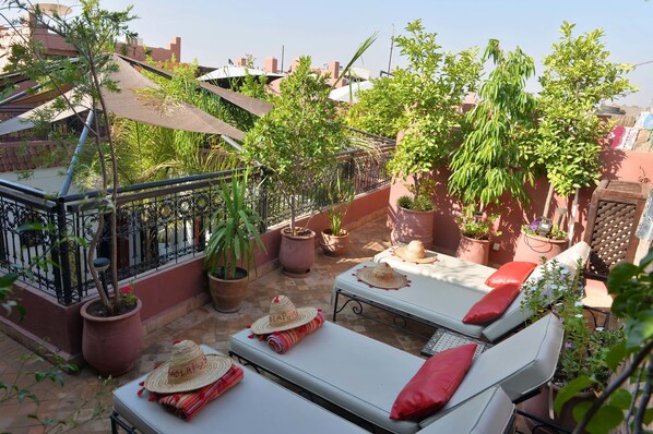 Sun deck - Riad La Porte Rouge By La Siredrah (Marrakech)