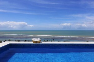 2 outdoor pools, pool umbrellas, sun loungers