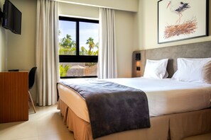 In-room safe, desk, laptop workspace, blackout drapes - Vitors Village (Lagoa)