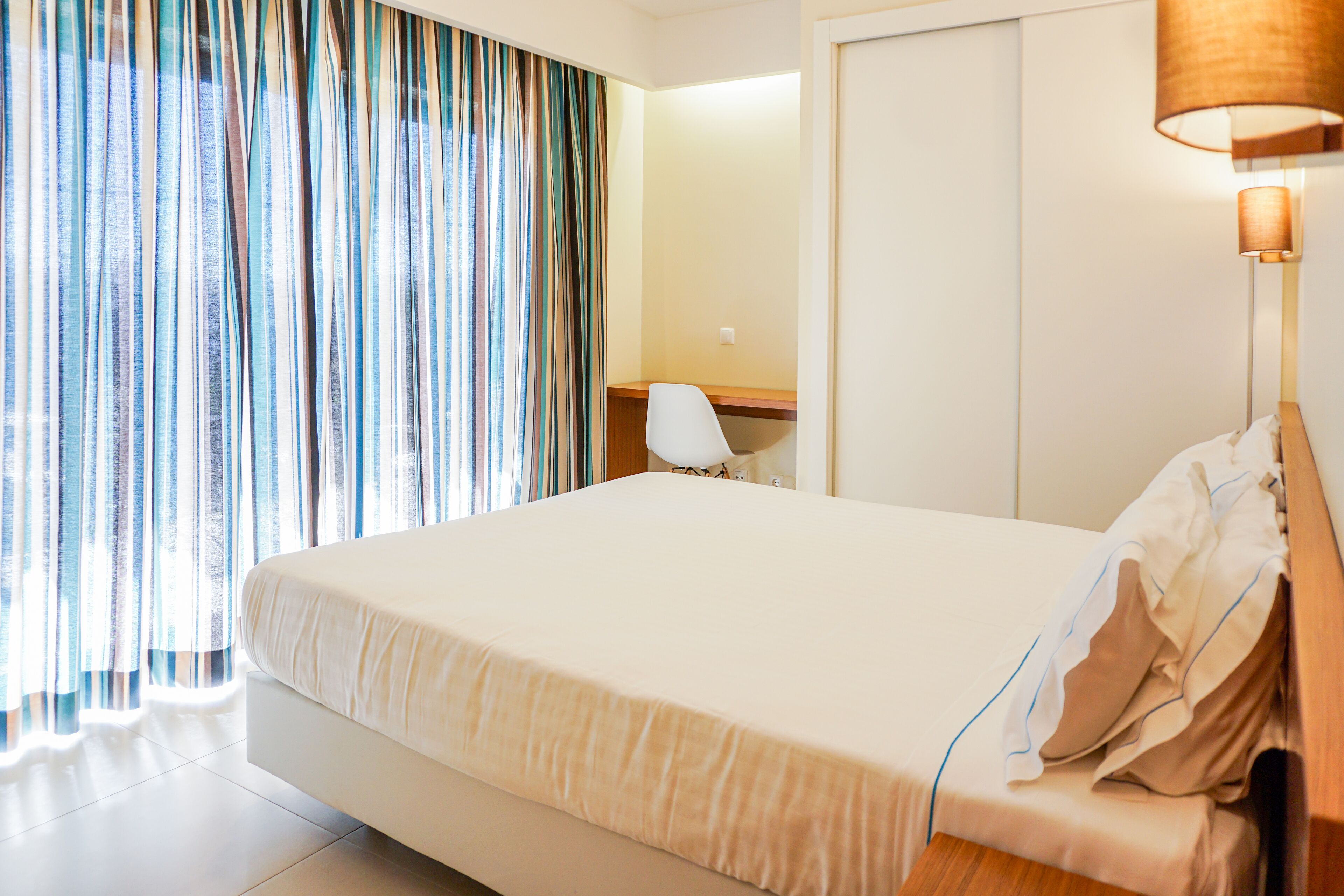 In-room safe, desk, laptop workspace, blackout drapes