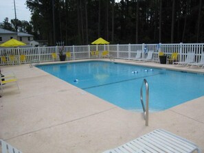 Seasonal outdoor pool