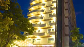 Front of property – evening/night