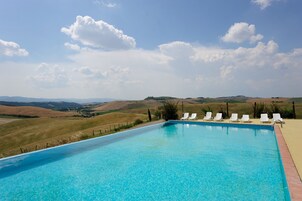 Una piscina al aire libre de temporada (de 06:00 a 21:00), sombrillas