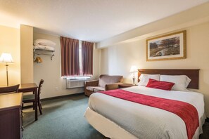 Zimmer, 1 Queen-Bett | Schreibtisch, Bügeleisen/Bügelbrett, kostenloses WLAN, Bettwäsche