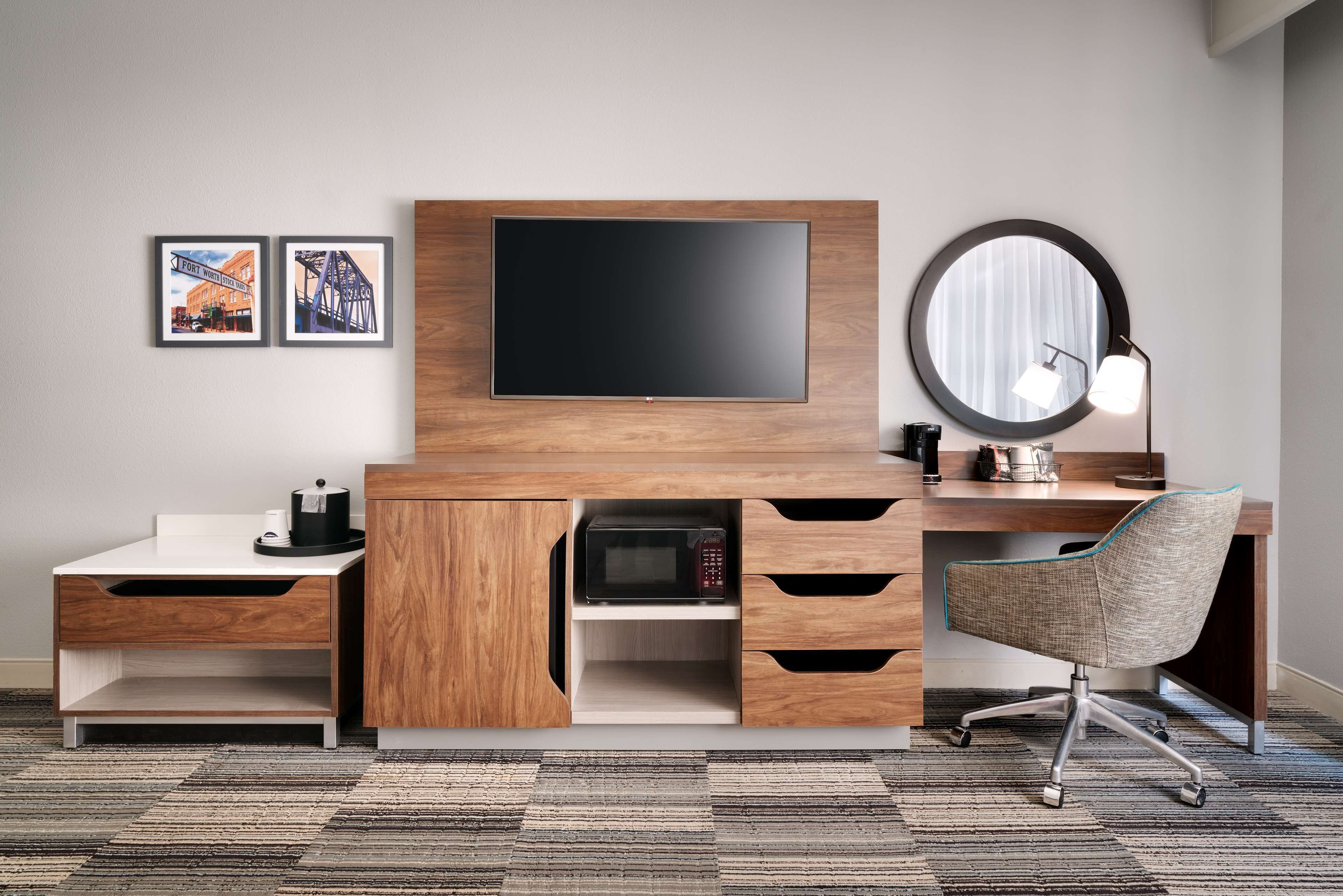 desk, laptop workspace, iron/ironing board, free cots/infant beds