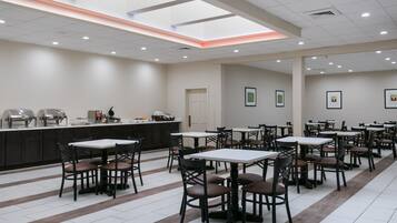 Free daily buffet breakfast