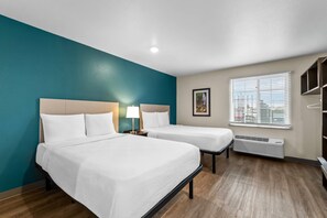 Standard Room, 2 Double Beds, Non Smoking | Desk, free WiFi, bed sheets - WoodSpring Suites San Antonio South (San Antonio)