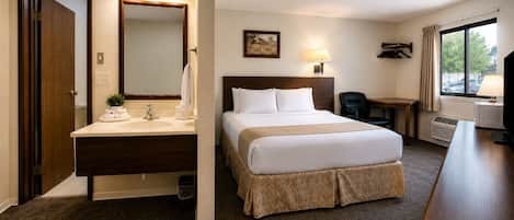 In-room safe, iron/ironing board, free WiFi, bed sheets