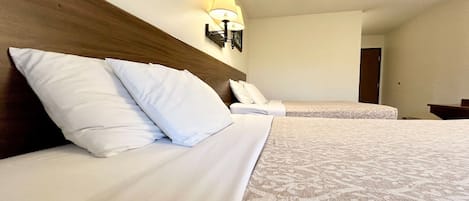 Standard Double Room, 2 Queen Beds, Non Smoking | Blackout drapes, iron/ironing board, cribs/infant beds, rollaway beds