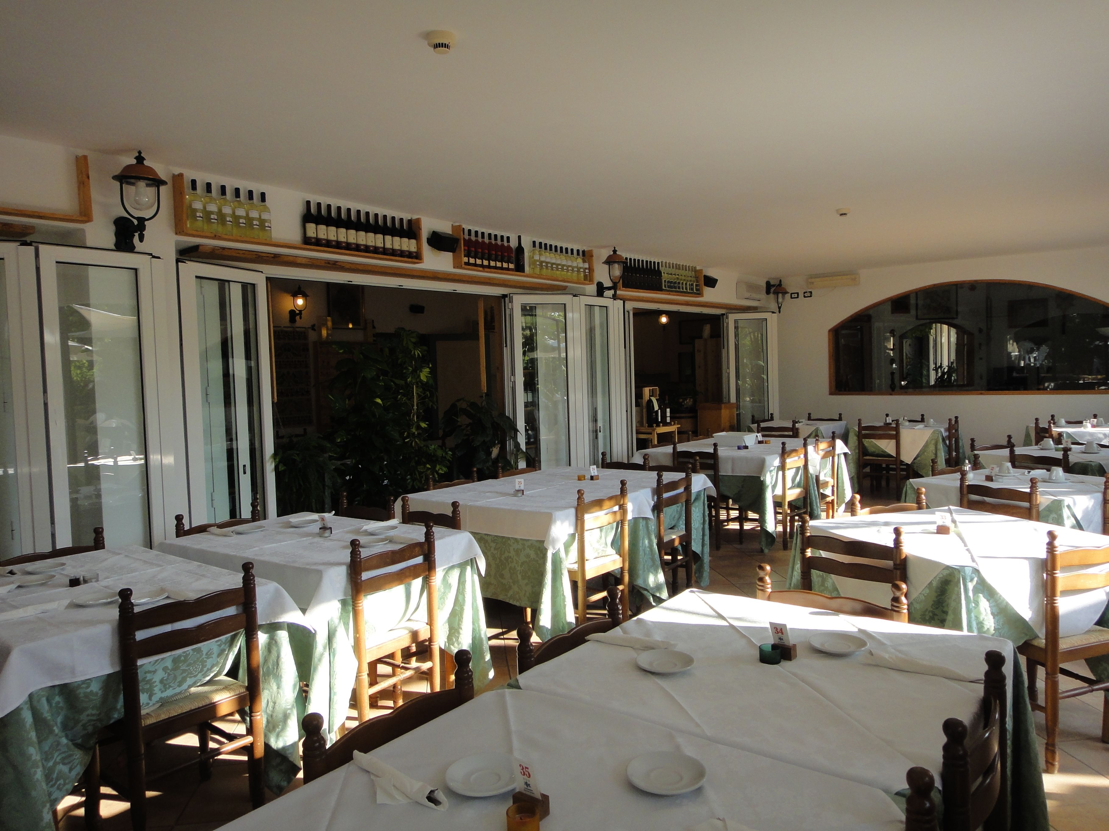 breakfast, lunch, dinner served; italian cuisine