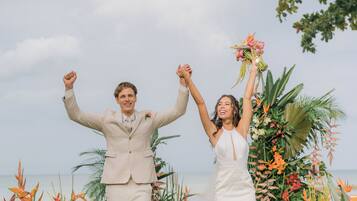 Área de bodas al aire libre