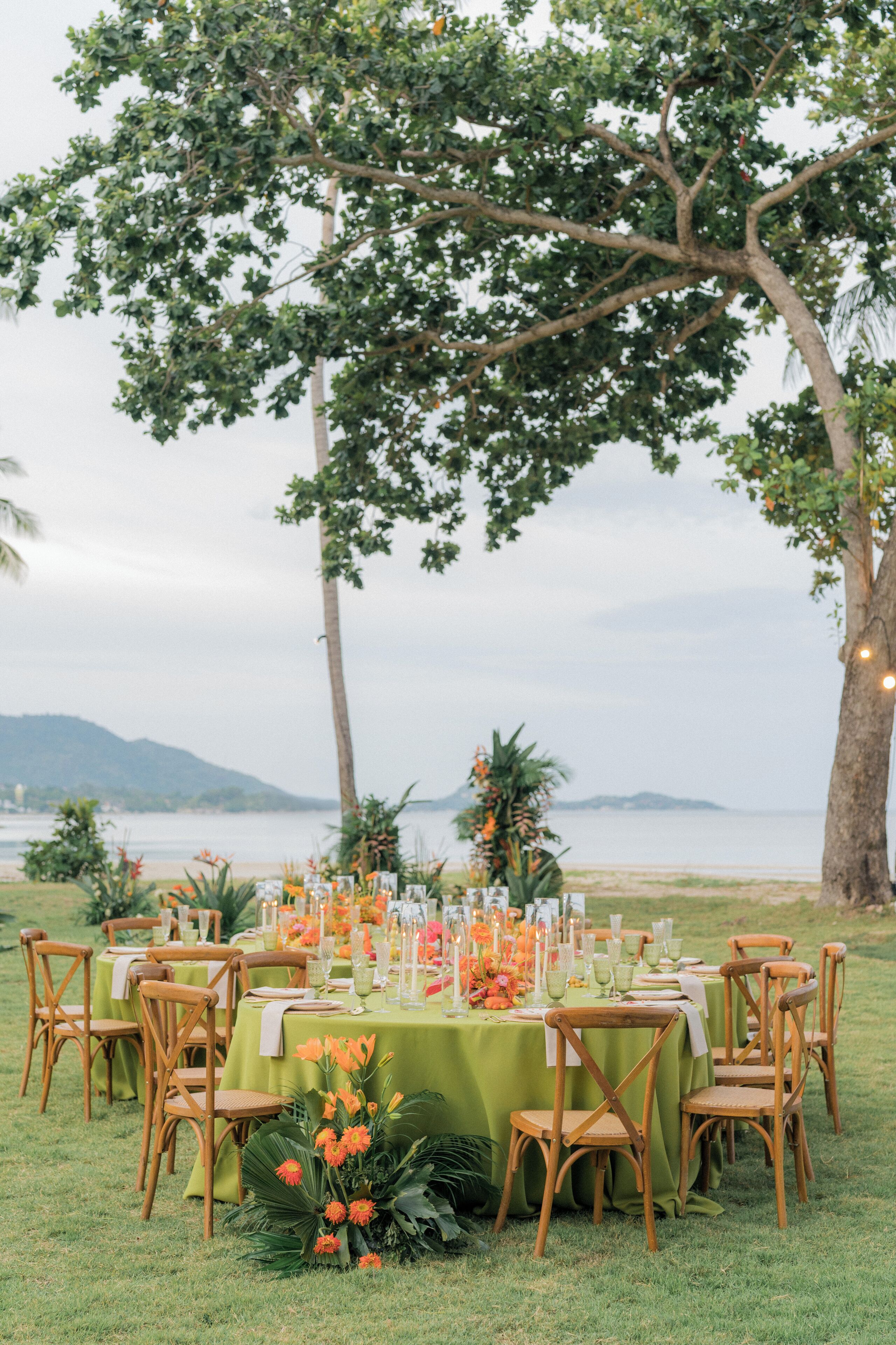 Área de bodas al aire libre