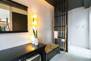 Tropical Pool Villa | Bathroom | Free toiletries, hair dryer, bathrobes, slippers