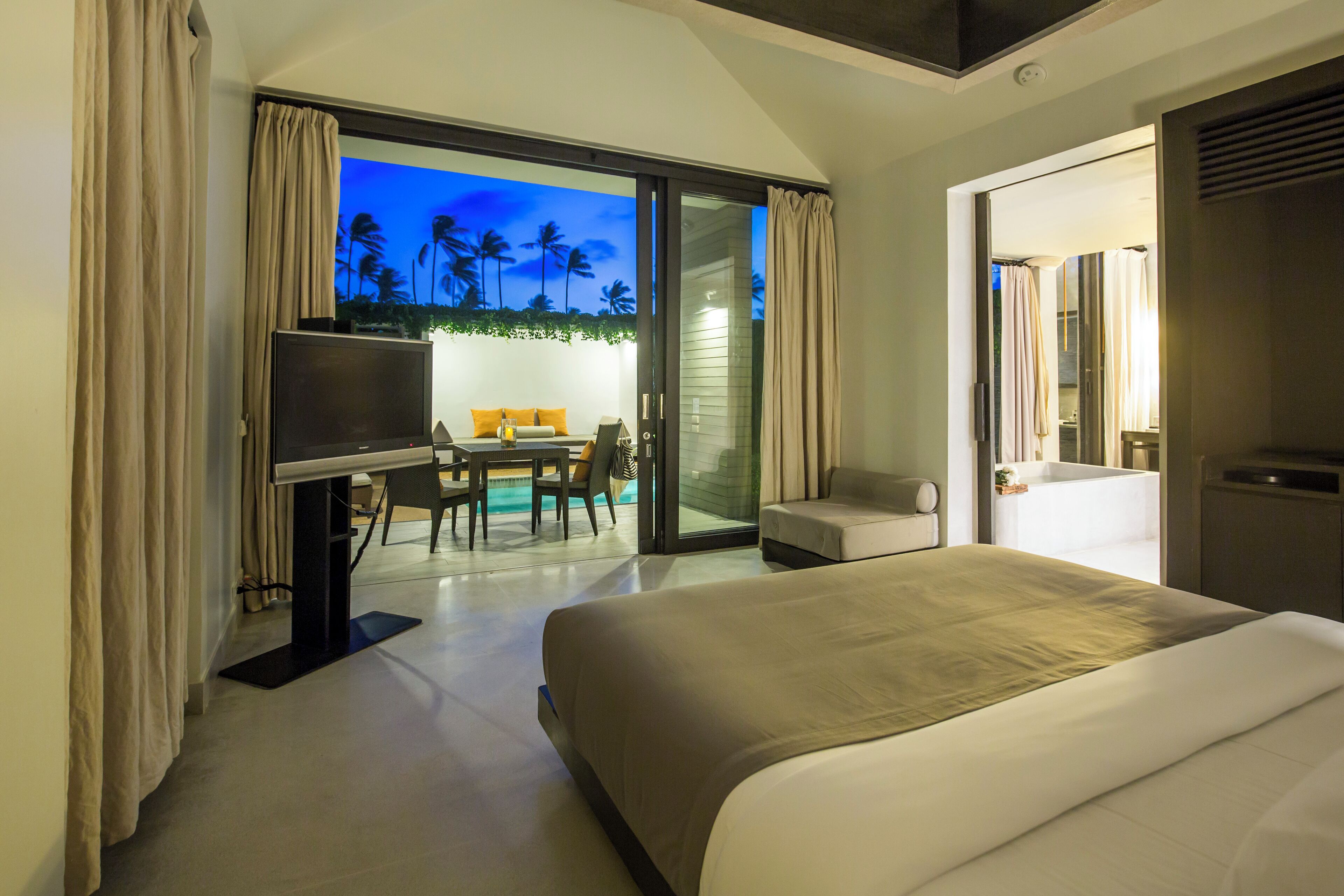 pool villa  | minibar, in-room safe, desk, laptop workspace