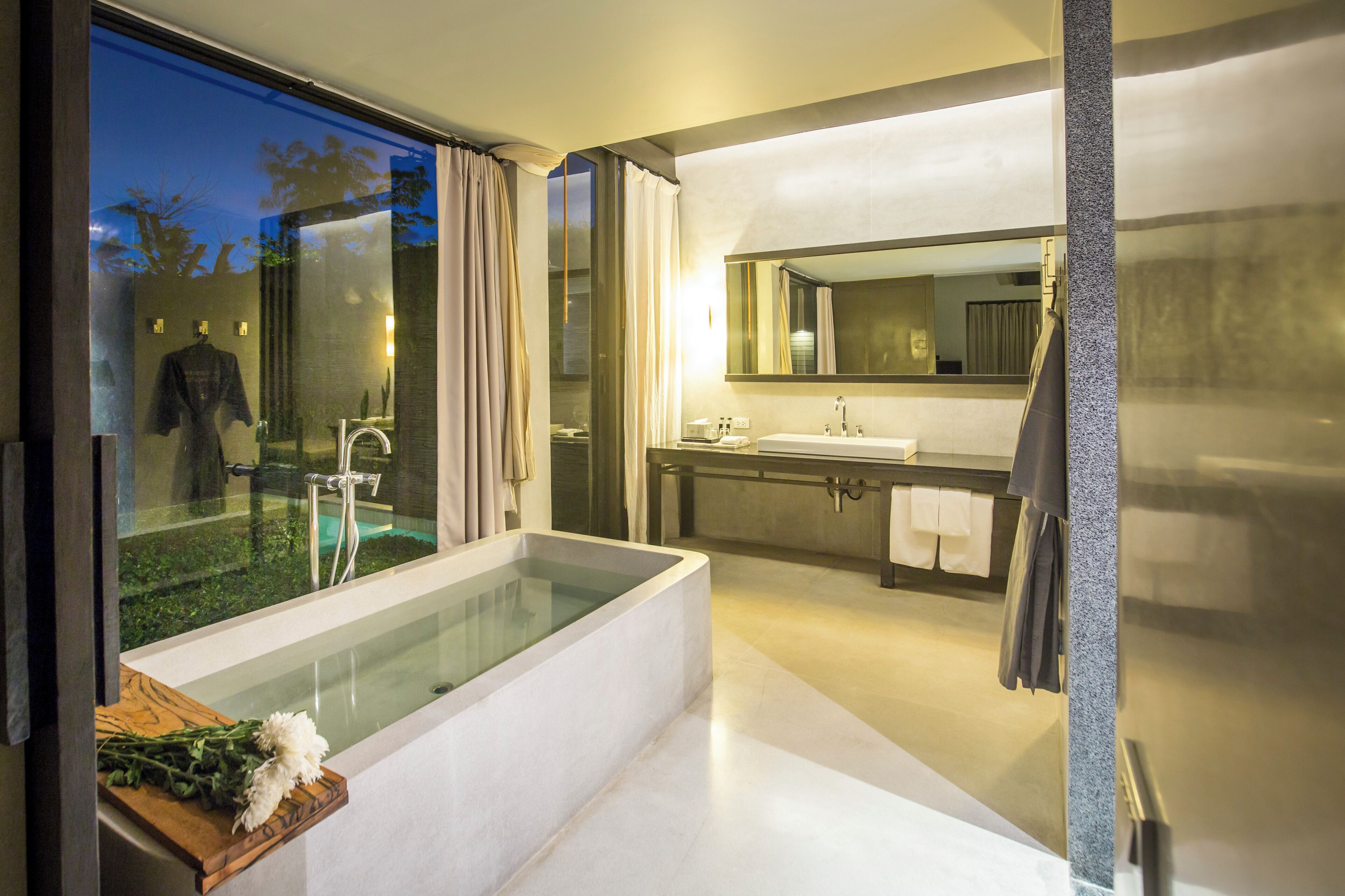 pool villa  | bathroom | free toiletries, hair dryer, bathrobes, slippers