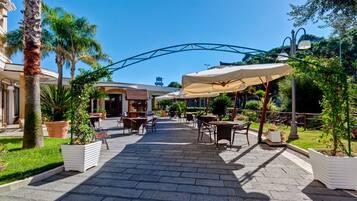 Blick von der Unterkunft