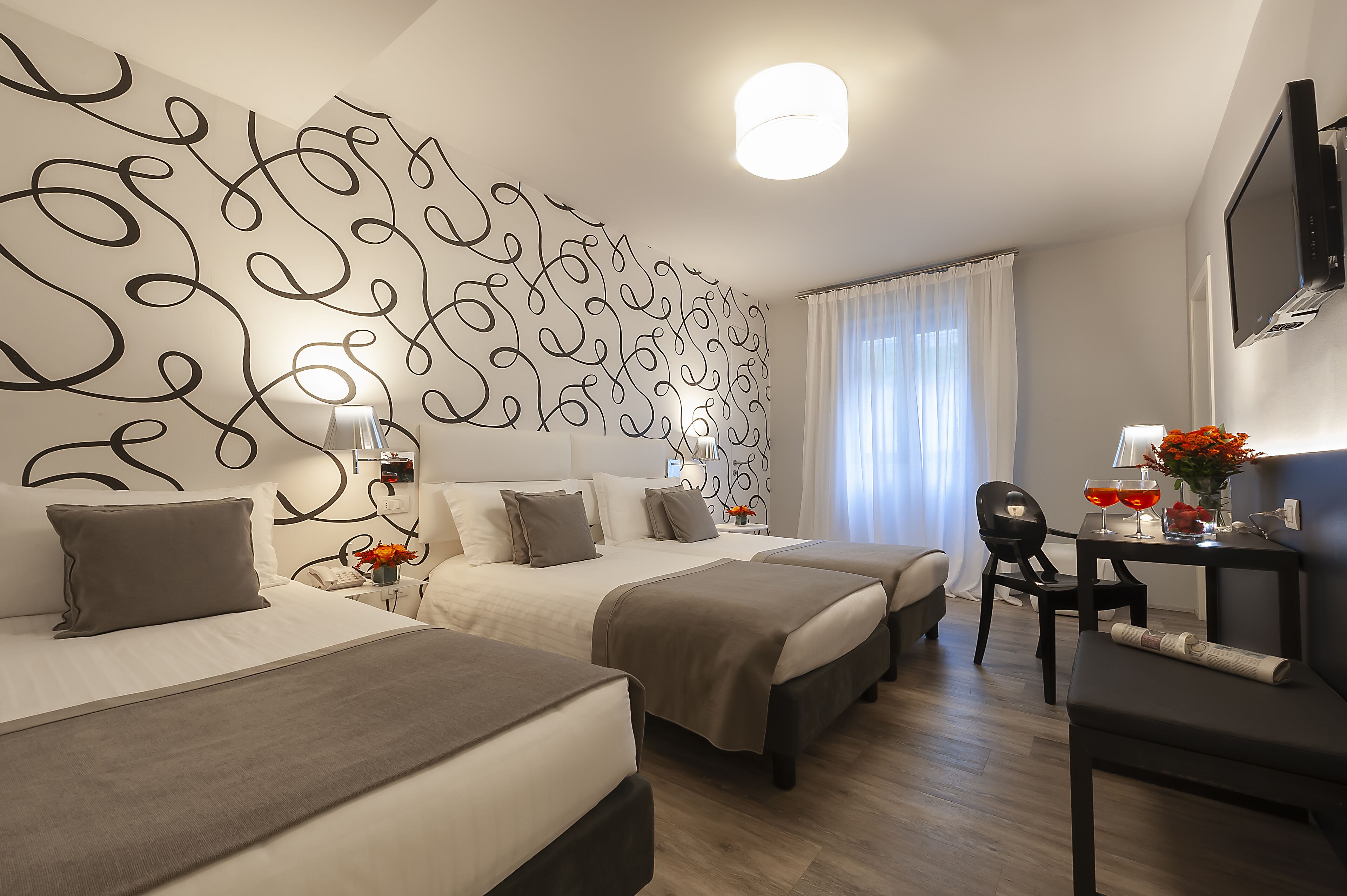 superior double or twin room | egyptian cotton sheets, premium bedding, down duvets, in-room safe