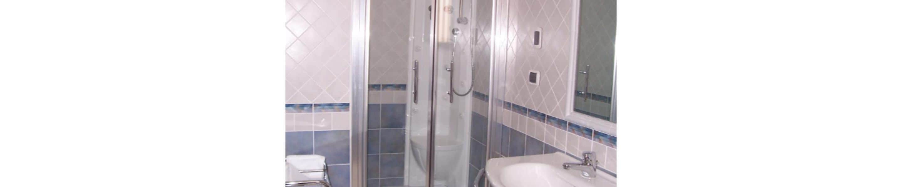 hydromassage showerhead, free toiletries, hair dryer, bidet