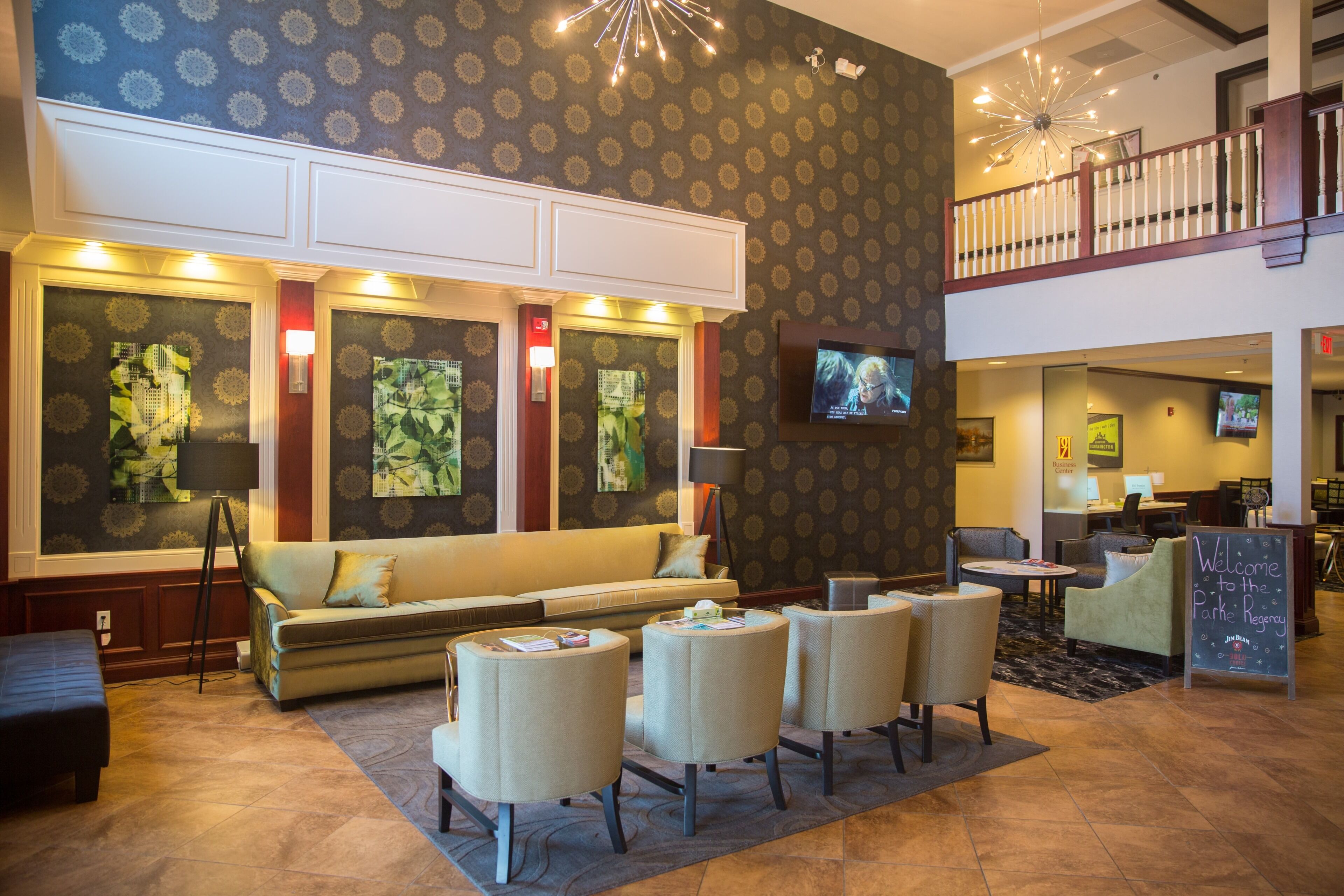 Lobby sitting area