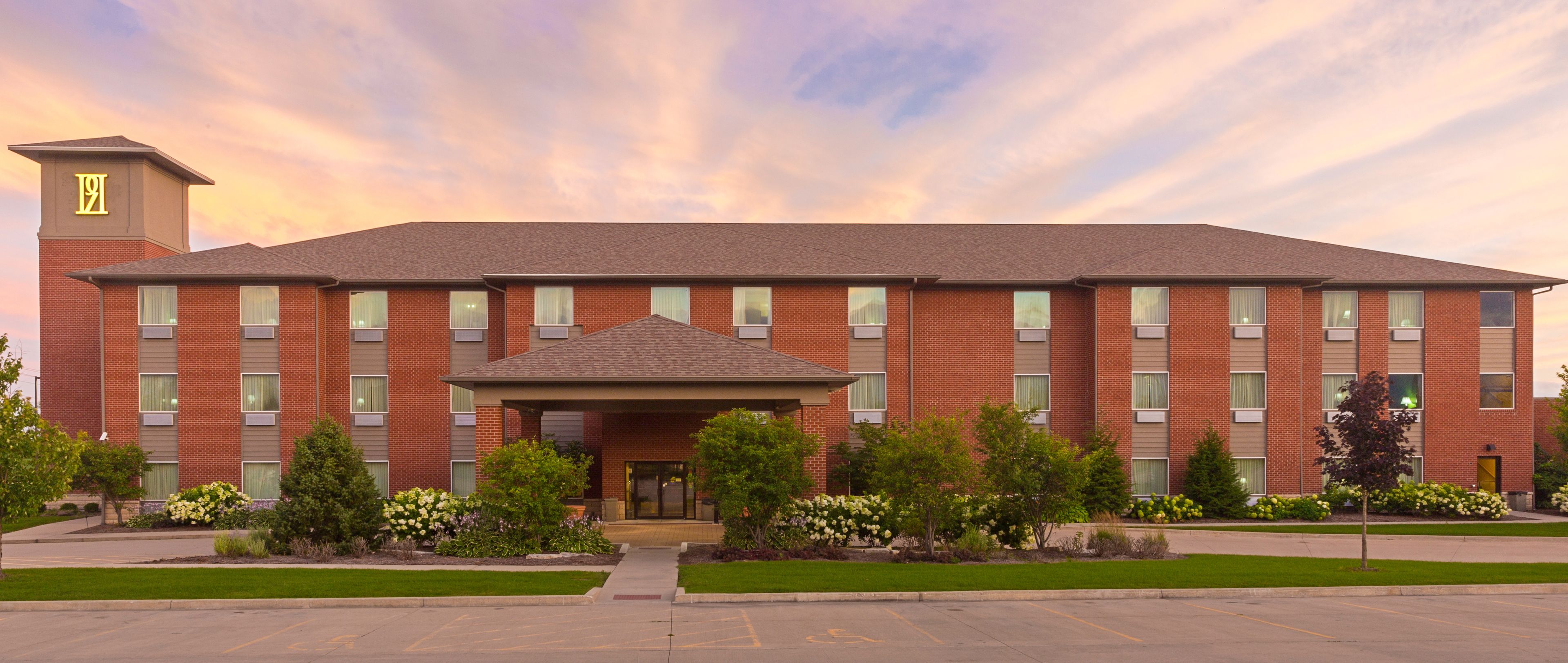 Front of property – evening/night