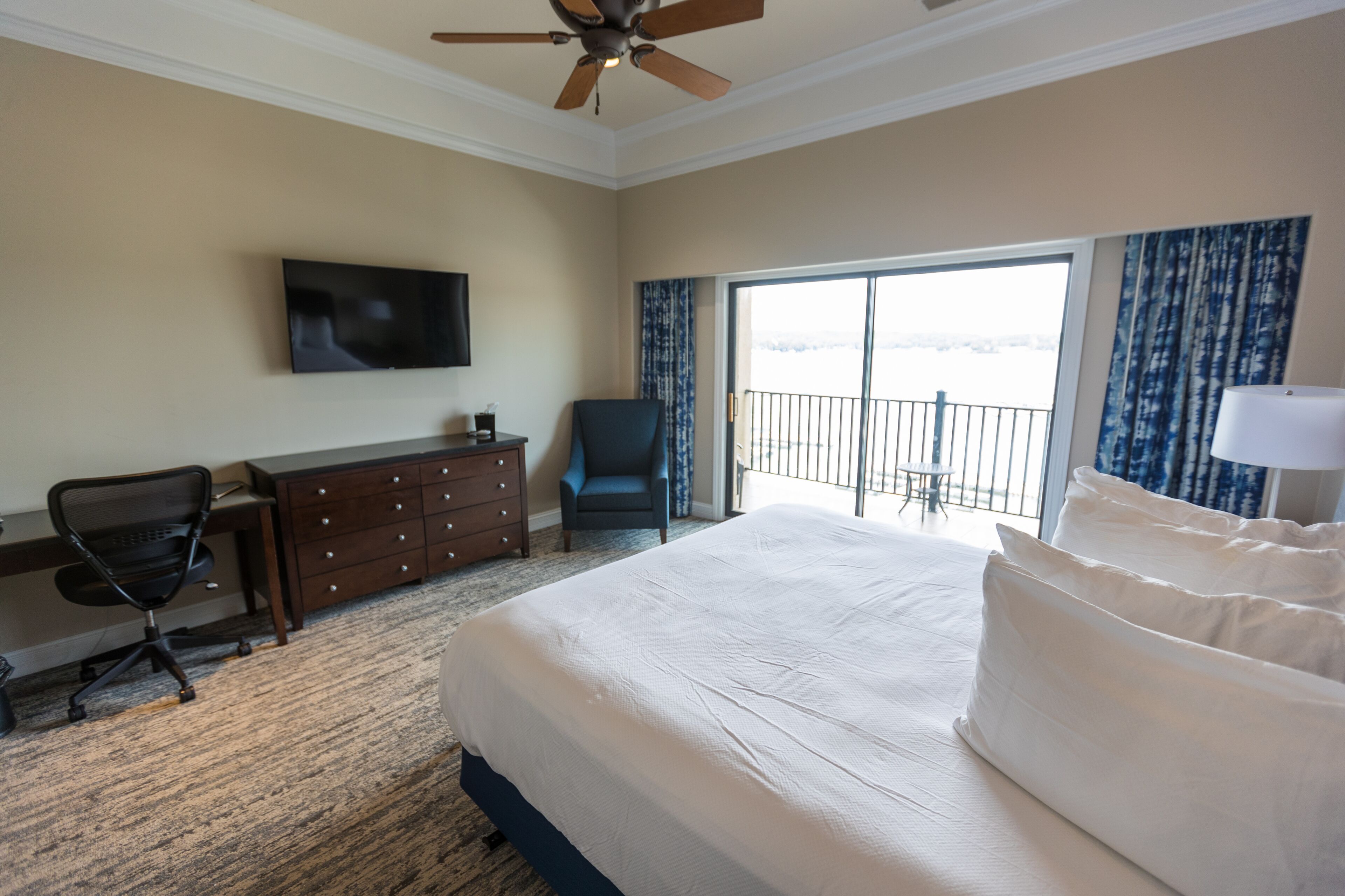 Premium bedding, pillow-top beds, in-room safe, desk