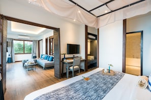 Two-Bedroom Beachfront Pool Villa | 1 bedroom, minibar, in-room safe, desk