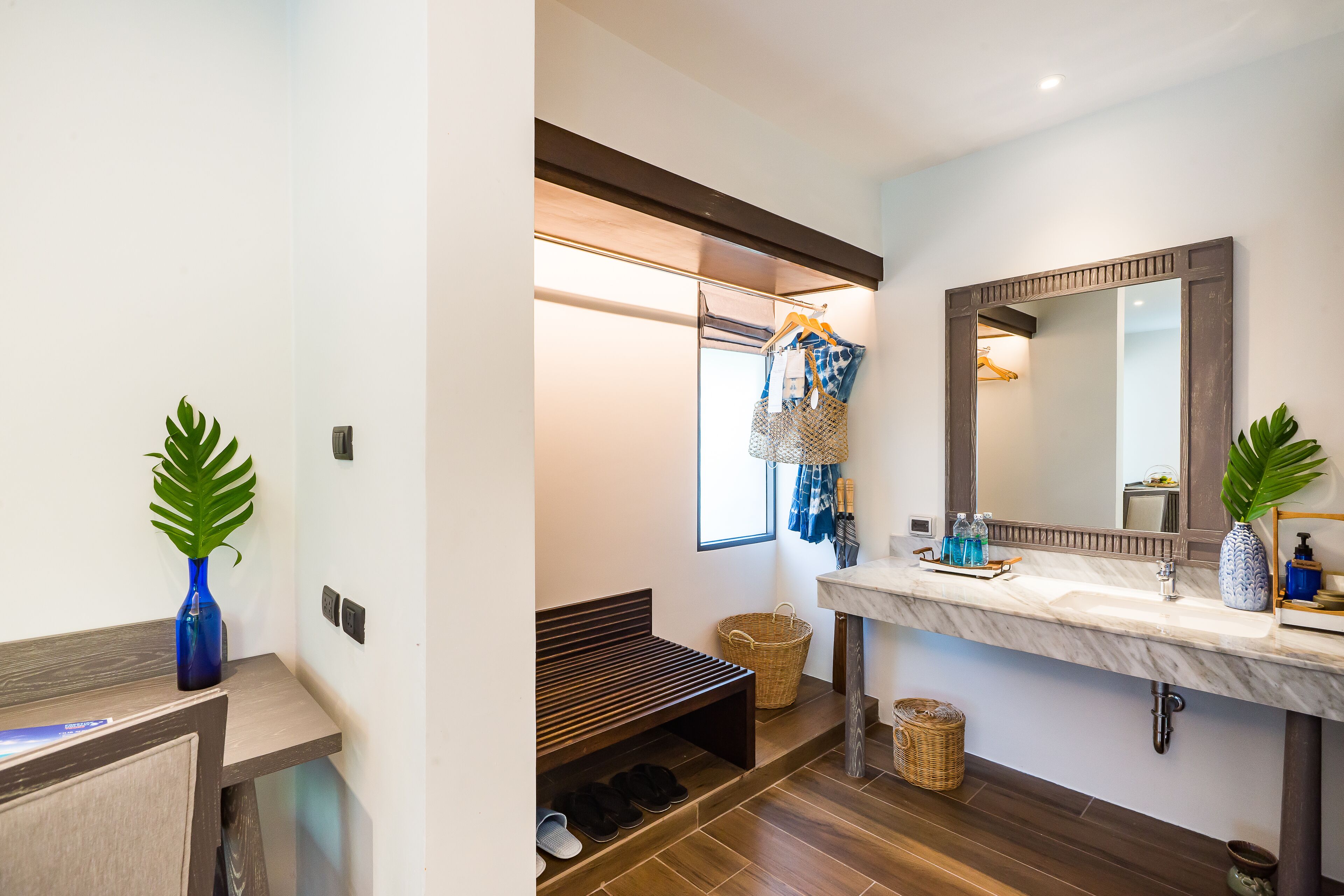 premier villa | bathroom | free toiletries, hair dryer, bathrobes, slippers