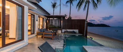 Two-Bedroom Beachfront Pool Villa | Beach/ocean view