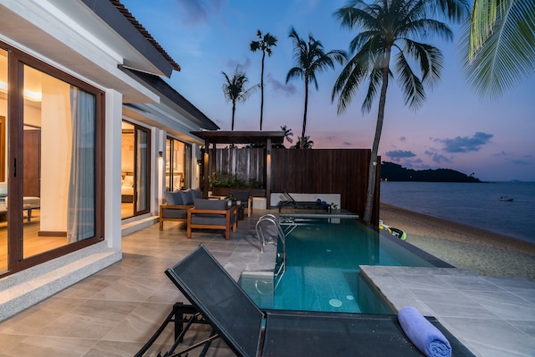 Two-Bedroom Beachfront Pool Villa | Beach/ocean view
