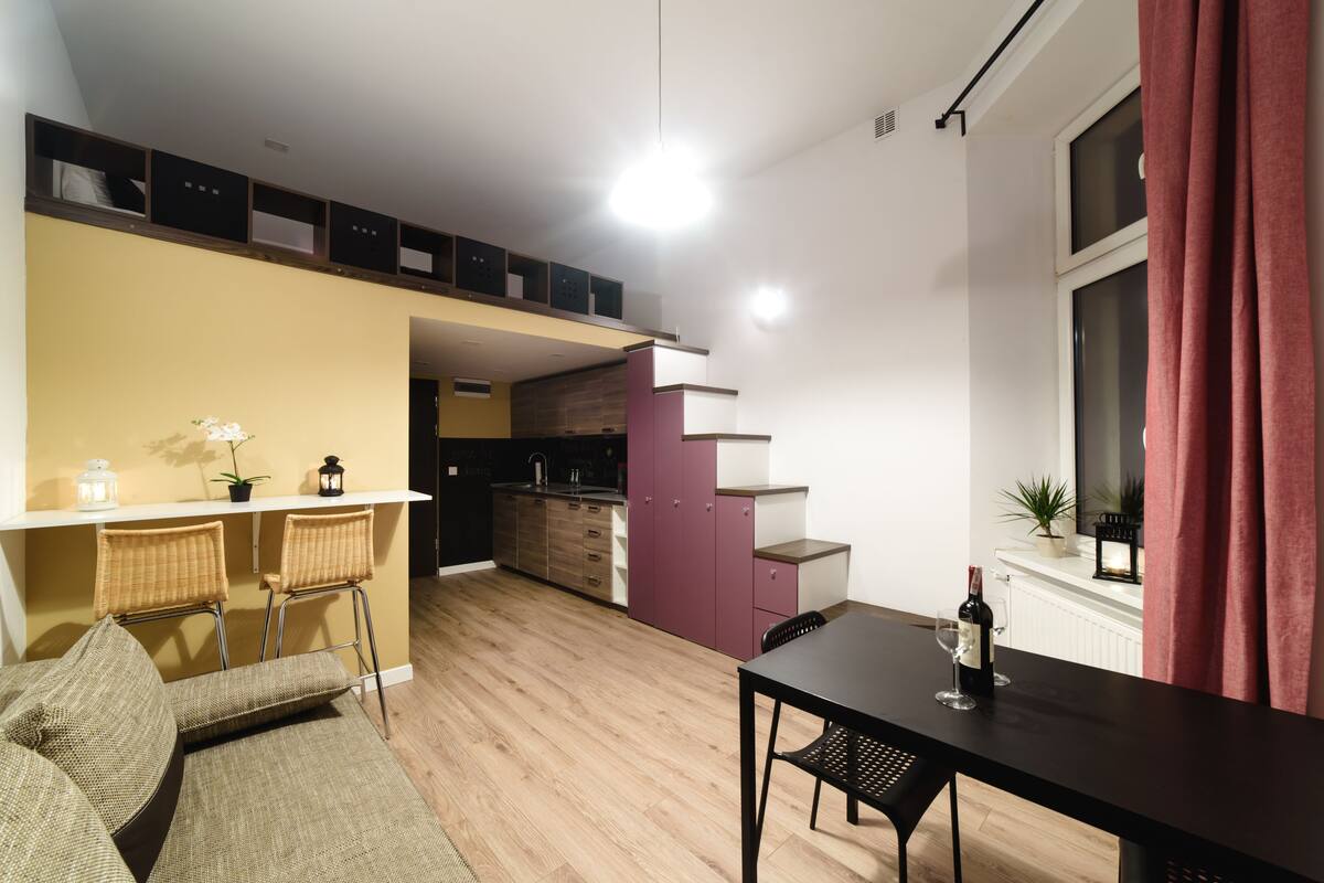 Apartemen (13) | Setrika/meja setrika dan Wi-Fi gratis